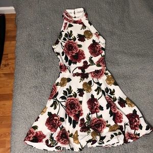 Floral Halter Dress